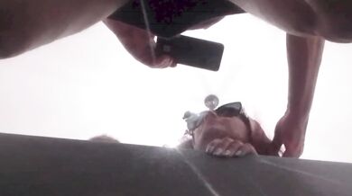 the throater's wild blowjob drains cum fast