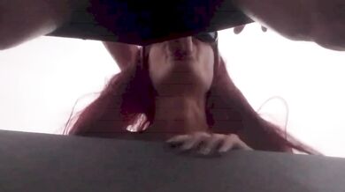 the throater's wild blowjob drains cum fast
