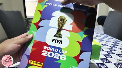 Unboxing Album Panini World Cup 2026 + Box of stickers (Jazziuu)