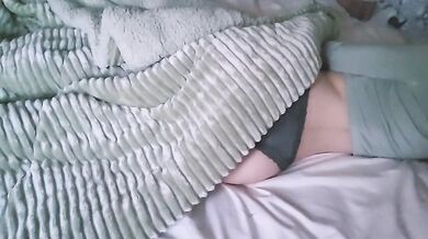 Pov you have a girlfriend in your bed having fun asmr moans cute girl in panties show big ass