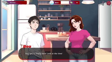 Hot Landlady Showed Me Her Boobs - Red Brim Sex Game Part 1