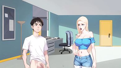 Hot Landlady Showed Me Her Boobs - Red Brim Sex Game Part 1