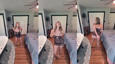 CREAM DRIPS AS SCARLETTRAVENXO TEASES AND FUCKS WITH RECKLESS DESIRE