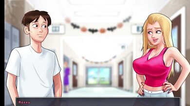 Sommertime saga | sexy stepsis with titsjob | Gameplay