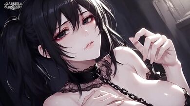 [Uncensored] Goth Girl Fan Fucks Rockstar Backstage – Alternative Roleplay - Hentai Part 3