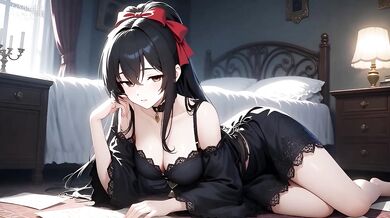[Uncensored] Goth Girl Fan Fucks Rockstar Backstage – Alternative Roleplay - Hentai Part 3