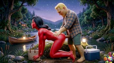Cheating wife Moranguete takes her lover Batatudo’s anal Caught at the Park Married Moranguete gets eaten by Batatudo under the stars Moranguete cheat