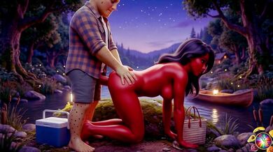 Cheating wife Moranguete takes her lover Batatudo’s anal Caught at the Park Married Moranguete gets eaten by Batatudo under the stars Moranguete cheat