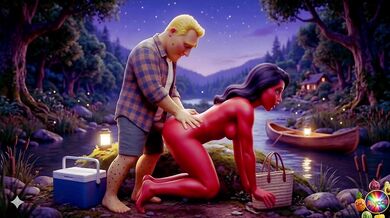 Cheating wife Moranguete takes her lover Batatudo’s anal Caught at the Park Married Moranguete gets eaten by Batatudo under the stars Moranguete cheat