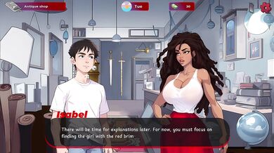 Sexy Classmate Gave Me a Sneaky Handjob - Red Brim Sex Game Part 2 [18+]