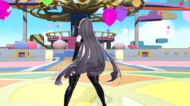 Pretty Please Hentai MMD | Elf VTuber Nude Strip Dance