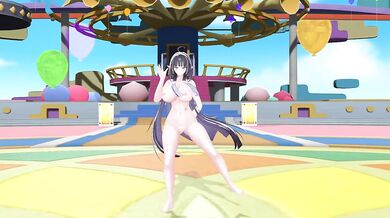 Pretty Please Hentai MMD | Elf VTuber Nude Strip Dance