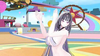Pretty Please Hentai MMD | Elf VTuber Nude Strip Dance