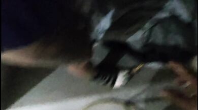 18 year old emo Latina came over after her shift at Waffle House to film. She takes hard dick in doggystyle until I cum inside her.