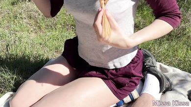 A chance meeting with my ex in the forest turned heated