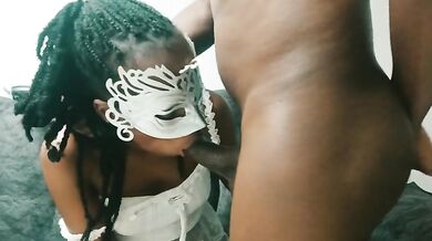 ebony queen blow jobs a black cock
