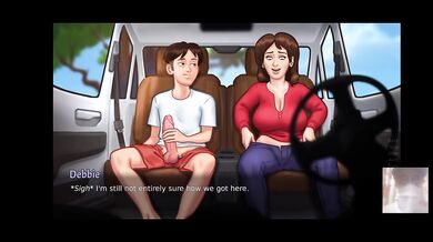 Big Boobed MILF Step-Mom Was surprised!!! Iasked her to fuck in the car in public.