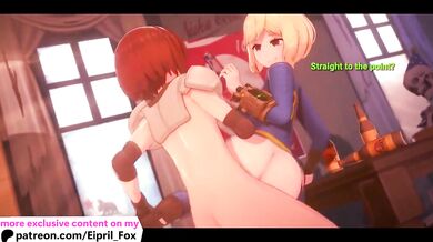 Vault Dweller Girl from Fallout Researching Your Dick! Hot Hentai Animation