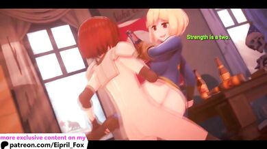 Vault Dweller Girl from Fallout Researching Your Dick! Hot Hentai Animation