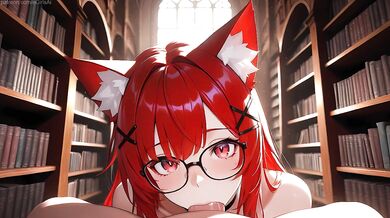 Nunnally got bored in the library and decided to check out something new