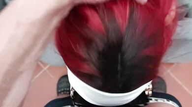Blind Throat, Burning Pussy, Unstoppable Cum In Blindfold Bliss