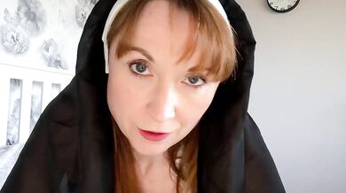 SQUIRTING NUN GETS VERY WET HARD, FAST AND SENSUAL FINGER FUCK