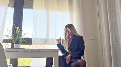 The boss fucked the secretary on the desk