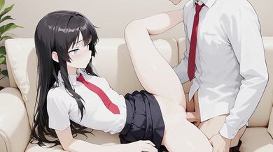 Small tits school girl got her needs satisfied (AI)