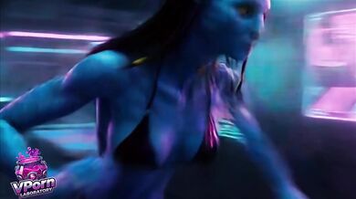 Neytiri being sensual - Avatar