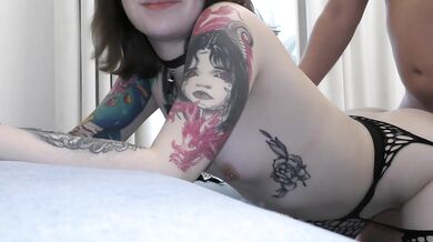 Stepsister's Sex Punish for Getting a New Tattoo