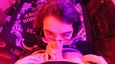 My best friend's sister loves being my submissive and now she loves my cock.
