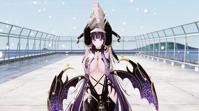 Nude Elf VTuber KPop Srip Dance | Wannabe MMD