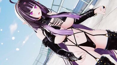 Nude Elf VTuber KPop Srip Dance | Wannabe MMD