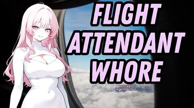 Flight Attendant Whore | Submissive Slut Rough Blowjob