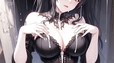 Goth Girl Fan Fucks Rockstar Backstage – Alternative Roleplay - Hentai Part 4
