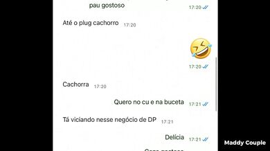 Esposa pede DP em conversa do WhatsApp