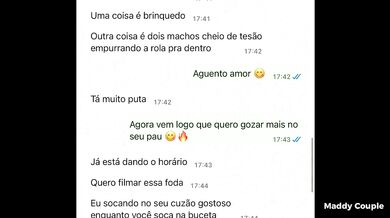 Esposa pede DP em conversa do WhatsApp