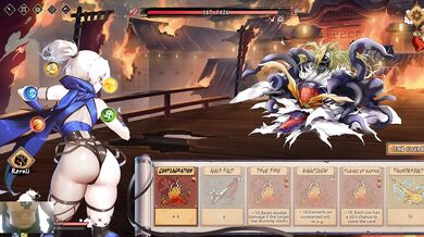 TWO KUNOICHIS MENAGE THREESOME SCENE - HALF DEMON SHINOBI