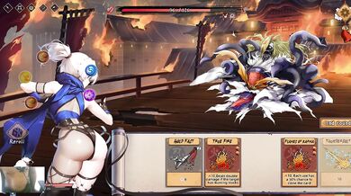 TWO KUNOICHIS MENAGE THREESOME SCENE - HALF DEMON SHINOBI