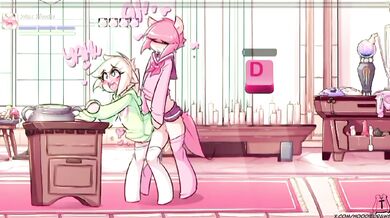 Max the ELF: ( ANIMATION ) _ FUTANARI - CHICAS experimentan nuevas POSICIONES PARA FOLLAR