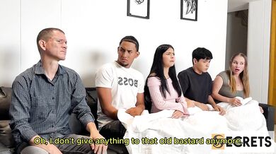PART 1: I GIVE MY BOYFRIEND A BLOWJOB WHILE WE ALL WATCH A MOVIE, AND THEN I FUCK HIS BEST FRIEND