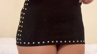 I try on the sports shorts that a fan gave me