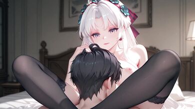 Carlotta came to a sex casting for the first time. Carlotta sex casting hentai cosplay