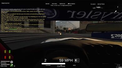 Ap's testing place Monaco lap