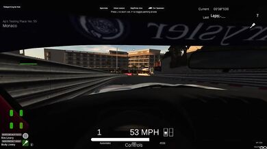 Ap's testing place Monaco lap