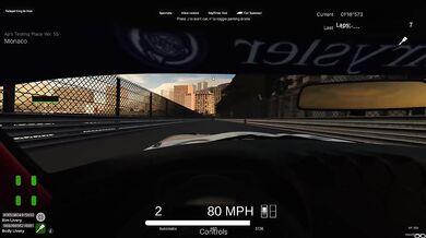 Ap's testing place Monaco lap