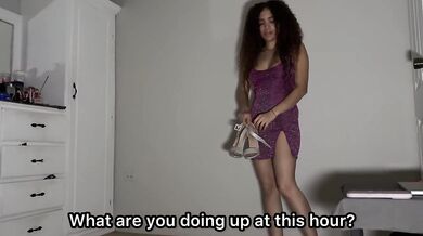 SEXY STEPSISTER comes home FROM A PARTY and asks me to FUCK HER