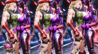 Sensual battle between Cammy White and Juri Han