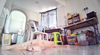 Naked Ginger Pussy Shows Everything on Camera