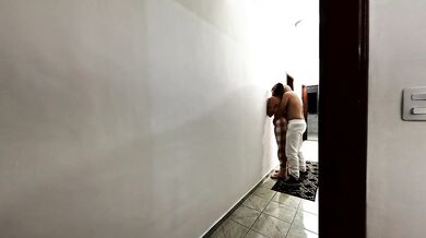 Dry humping with the hot stepdaughter in pajamas.